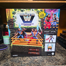 Masters of the WWE Universe Fright Zone Ring Playset the HORDE NWO Nash Hall MIP