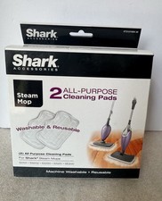Shark Steam Mop Pads Set Of 2 Washable and Reusable New Open Box
