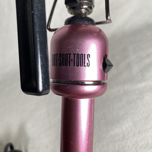 Hot Shot Tools Curling Iron S510324 Pink 5/8 Inch Barrel 85W 60Hz *TESTED - Picture 4 of 10