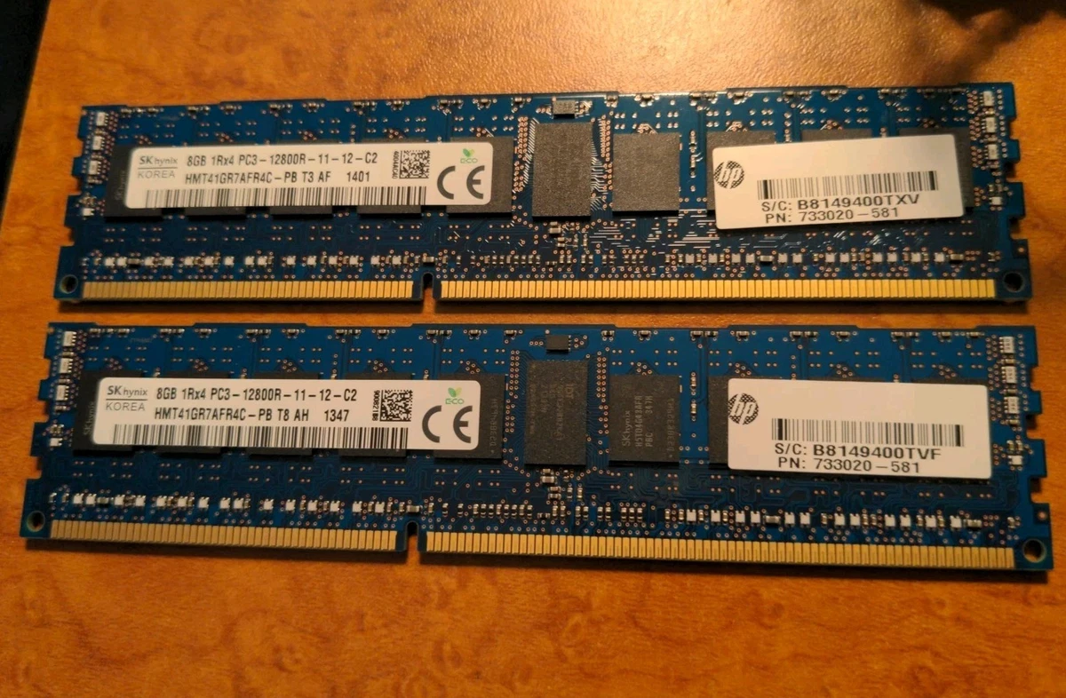 動作品♪】hynix PC3-12800R 16GB×10枚 合計 160GB ECC Registered