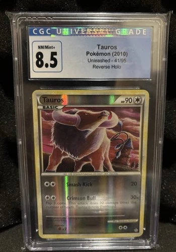 CGC 8.5 Tauros 2010 41/95 Reverse Holo