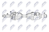 NTY Antriebswelle NPW-TY-226 FüR Toyota RAV 2 ZCA25_ ZCA26_ ZCA25W ZCA26W