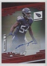 2021 Panini Prestige Xtra Points Premium Red Signatures Rashaan Evans Auto n3t