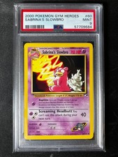 Sabrina's Slowbro Pokemon 2000 Gym Heroes 60/132 - PSA 9 on eBay