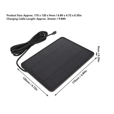 Camera Solar Panel IP65 Waterproof Camera Charger 5V 4W High Efficiency