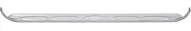 Juego de placas de umbral de puerta de acero inoxidable OER con pajarita para camionetas Chevy 1960-1966 Foto 2 de 4