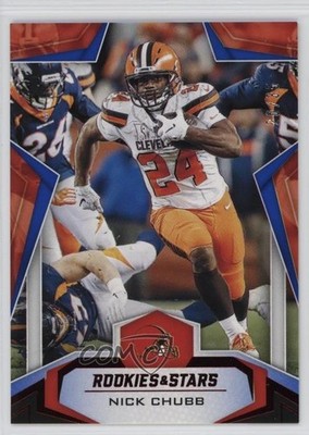 2019 Panini Rookies & Stars Red & Blue 20/35 Nick Chubb #71 g2u