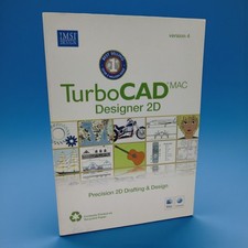 TurboCAD Mac Designer 2D Version 4 Boxed Software Brand New Factory Sealed