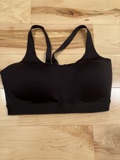 Lululemon Bra Size 36 E Black Fine Form High Coverage Sports Gym Hiking Padded
