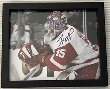 Jimmy Howard Signed NHL Detroit Red Wings 8x10 Framed Photo & COA