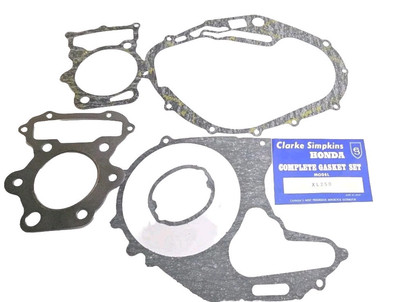 #ad Honda XL250 Engine Gasket Set Clarke Simpkins Made in Japan $29.99