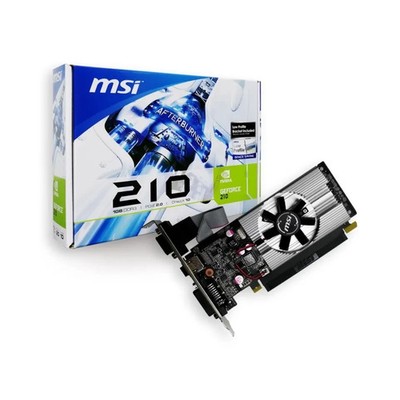 MSI Nvidia GeForce 210 1GB DDR3 64 bits PCI-E 2.0 DirectX 10 Graphics Card