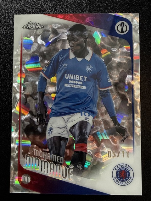 2025-26 Topps Chrome UCC Mohamed Diomande FDI /11 First Day Issue #45