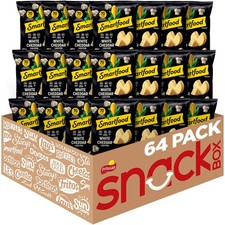 Smartfood Popcorn, White Cheddar, 1 Ounce Pack of 64 