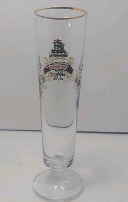 Lindemans Belgian Ales Gold Rim Glass Featuring Framboise-Kriek-Peche-Pomme