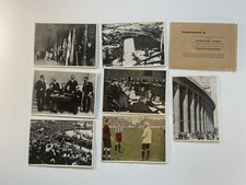 1936 Berlin Olympics Photo Cards Gruppe 59 Band II Cigarette Card Set + Envelope
