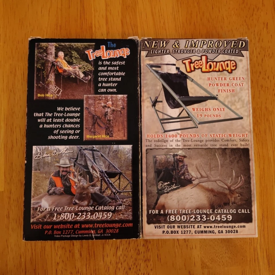 The Tree Lounge Advantage 2 & 3 VTG VHS tape Dean Durham over 50 explicit hunts - Image 2 of 4