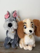Disney Lady & The Tramp Plush Toys