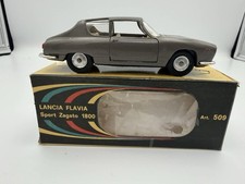 Politoys-m 509 - Lancia Flavia Sport Zagato 1800 Gray Diecast - Box Included