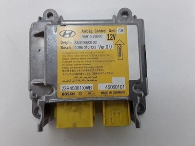 Hyundai Santa Fé II CM SRS Steuergerät 0285010123 2.20 Diesel 110kw 31438257