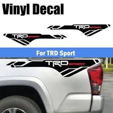 Trd Sport Vinyl Decals For 2013-2019 Tacoma Bed Side Sticker Left Right Set Of 2