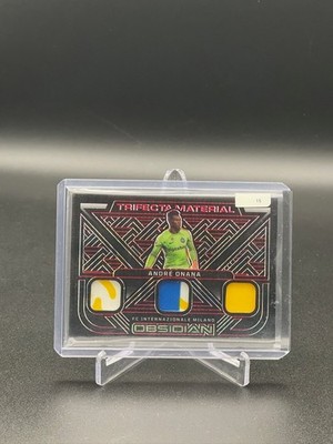 2022-23 Panini Obsidian Soccer André Onana Book-end Patch 44/44