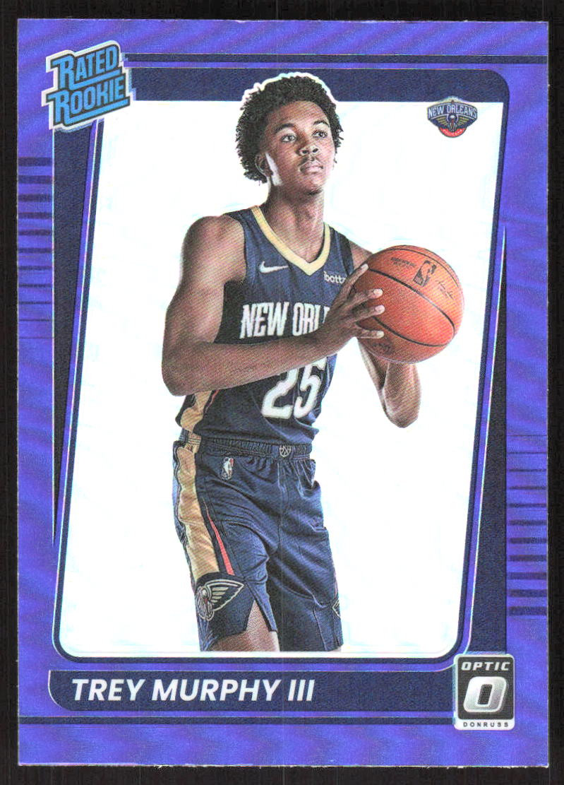 8648F 2021-22 Donruss Optic #178 Trey Murphy III Purple