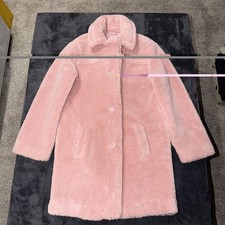 Gap Kids, Girls Pink Sherpa Teddy Bear Coat Size Youth XXL 