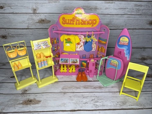 Vintage 1987 Mattel California Barbie Surf N Shop Play Set #4461
