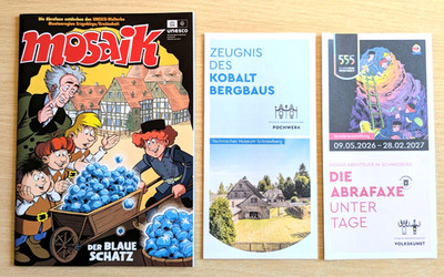 MOSAIK * SONDERHEFT * DER BLAUE SCHATZ * UNESCO WELTERBE ERZGEBIGE * 2026 *