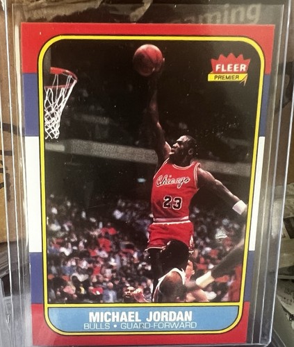 Fleer 1986 Reprint Michael Jordan Rookie Card