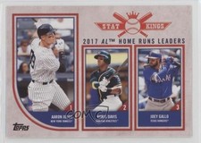 2018 Topps Big League Stat Kings Trio Joey Gallo Khris Davis Aaron Judge b2t