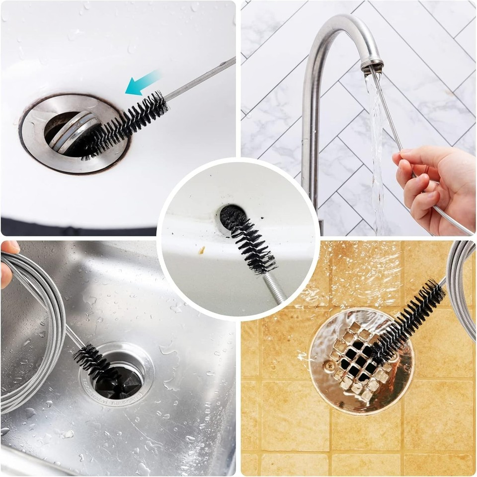 Flexible Feeding Tube Cleaning Brush Slim Drain Hole Cleaning Tool Hose ...
