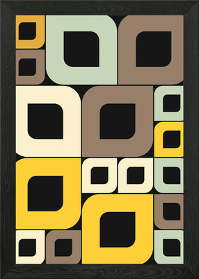 Geometrisches Muster gerahmtes Wandbild Poster Leinwanddruck Bild