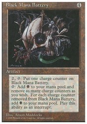 Black Mana Battery - Fourth Edition #298/379 Rare