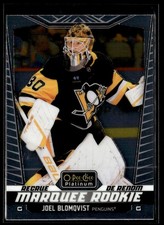 2024-25 O-Pee-Chee Platinum Marquee Rookie 321 Joel Blomqvist Rookie Pittsburgh