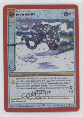 2021 MetaZoo - Cryptid Nation 2nd Edition Holo Snow Wasset #99