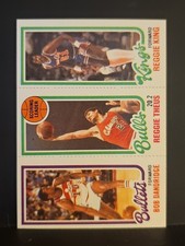 1980-81 Topps #85 Bob Dandridge / Reggie Theus / Reggie King HOF CLIPPERS 