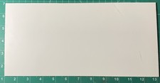 ABS Plastic Sheet - 1/16" Thick - White - 6" x 12" - Vacuum Forming Hobby