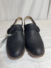 New Kim Rogers Jayne Sling Back Clogs Black Size 7