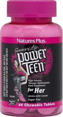 Natures Plus Source of Life Power Teen for Her - 60 Kautablett (194,19 EUR/kg)