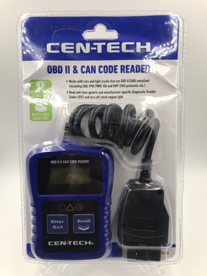 New Cen-Tech OBD2 Code Reader Scanner Diagnostic Scan Tool Check Engine
