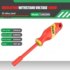 Insulated Injection Molded Screwdriver Handle Multi-Function Interchangeable Hea