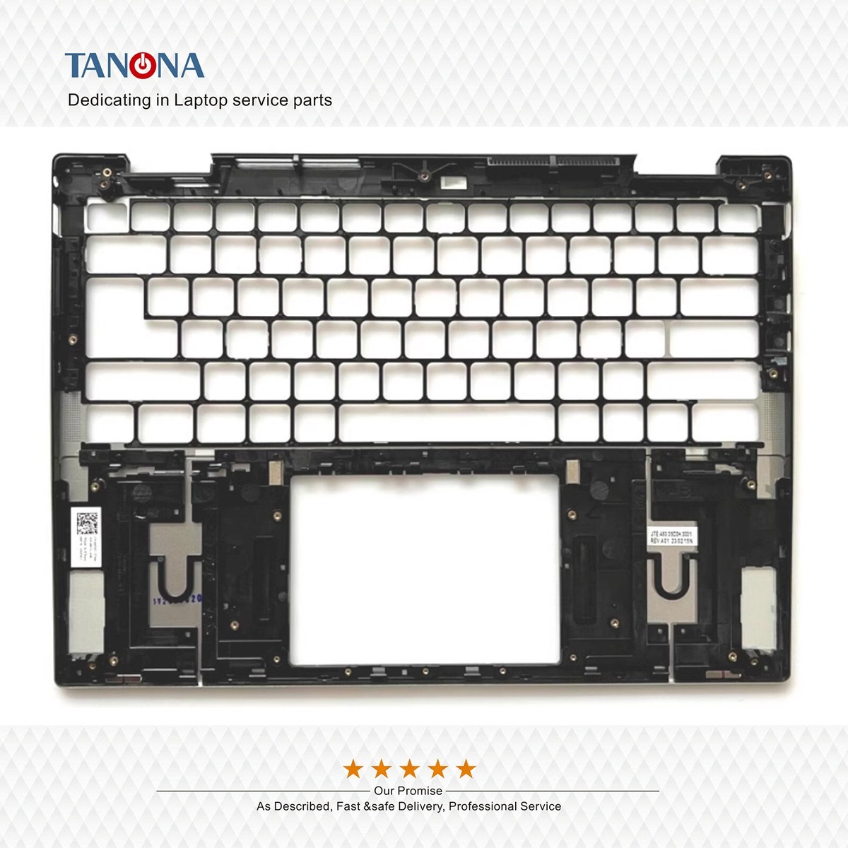 New 0MF0F1 For Dell Inspiron 14 5430 5435 Palmrest Upper Case KB