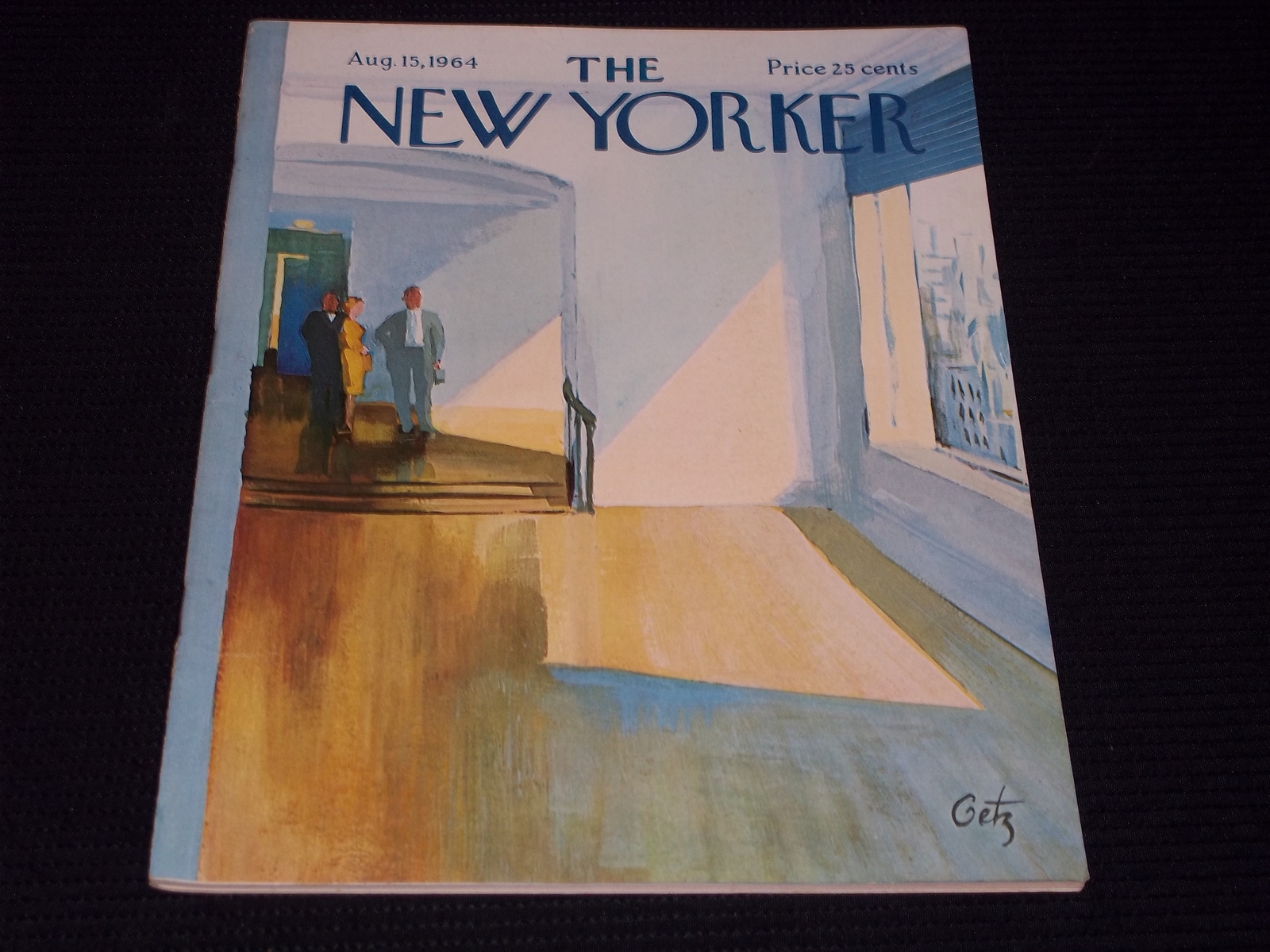1964 August 15 The New Yorker Magazine Beautiful Front Cover Art - H 3524