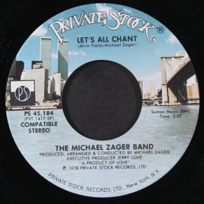 MICHAEL ZAGER BAND: let's all chant / love express PRIVATE