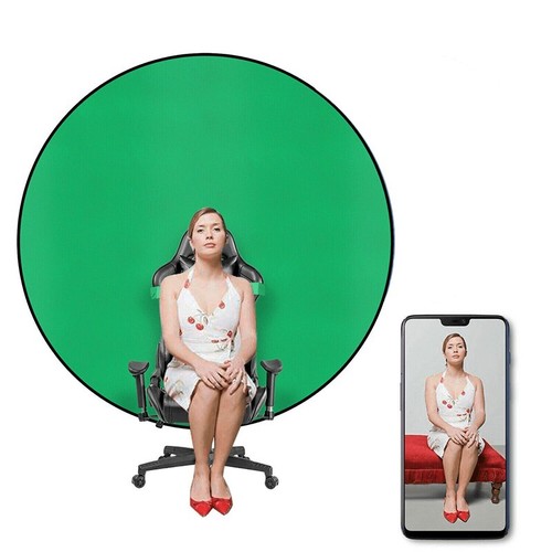 GreenScreen tragbarer Hintergrund Chromakey Hintergrund PortScreen Größe: klein 30 Zoll - Bild 5 von 15