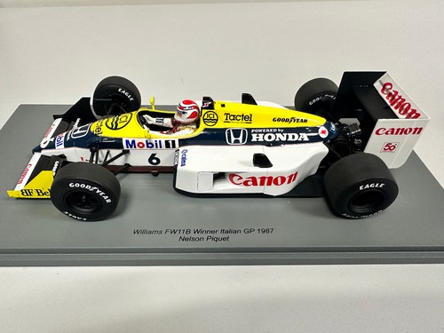 Spark F1 WILLIAMS FW11B N°6 Winner Italie 1987 WC N. Piquet 1/18 18S739 0625 - 第 1/5 張圖片