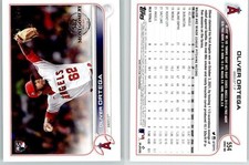 Oliver Ortega 2022 Topps 582 Montgomery Stamped Set #554 Angels RC Rookie