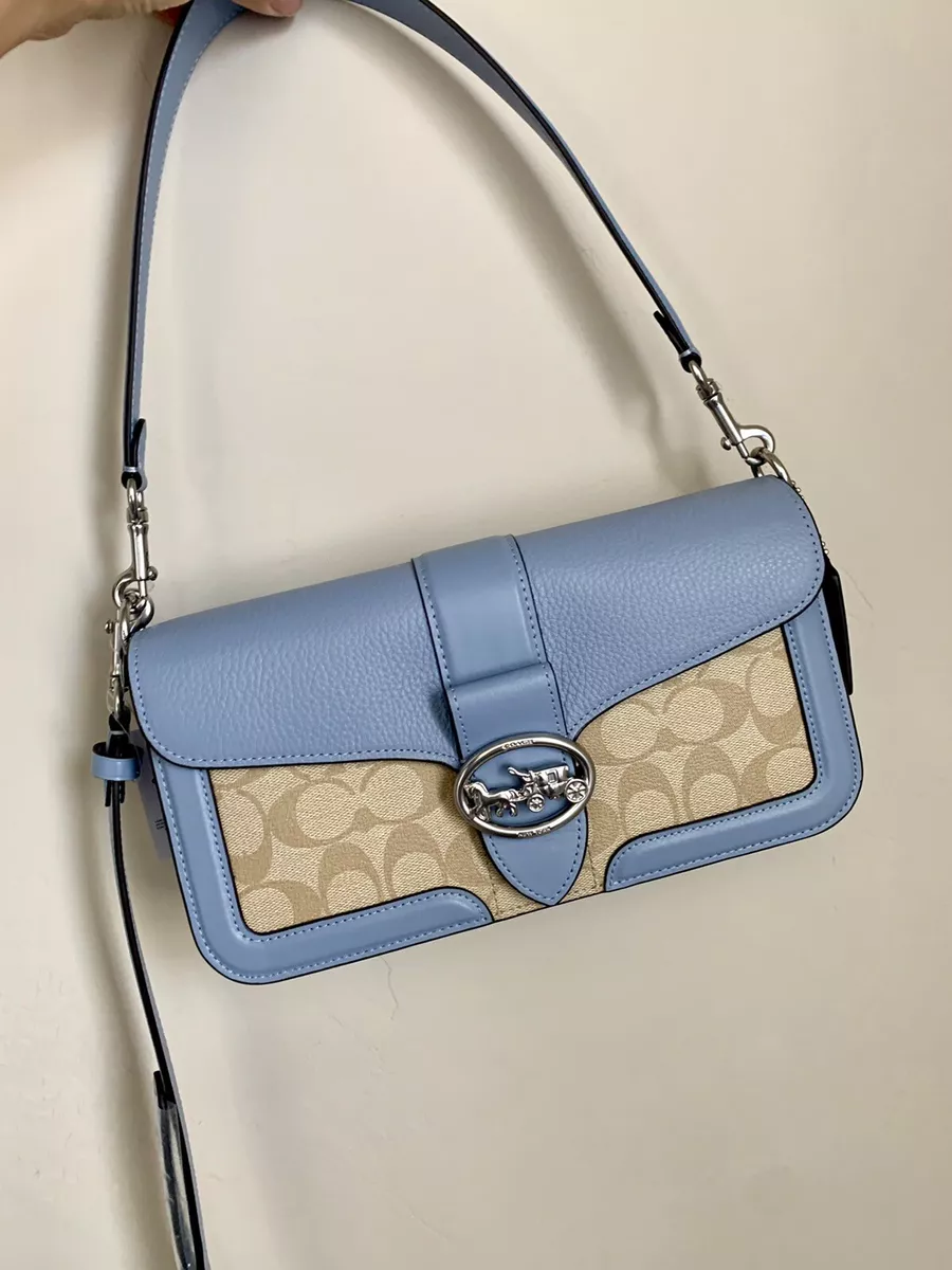 Coach Georgie Shoulder Bag In Signature Canvas